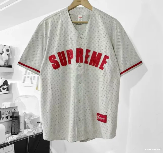 ULTRASUDE short sleeved mesh baseball 24SS BASEBALL MESH JERSEY suede 0611